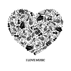 Poster - Love Music Concept