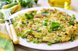 Tortilla - omelet with potato and onion.