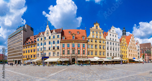 Nowoczesny obraz na płótnie Wroclawr, Market Square