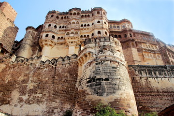 Wall Mural - Mighty Meharongarh Fort