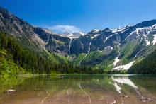 Scenic Mountain Views, Avalanche Lake, Glacier National Park Mon