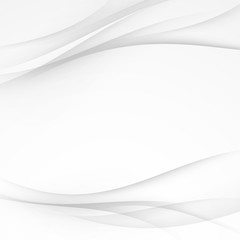 Wall Mural - soft abstract swoosh wave lines border layout
