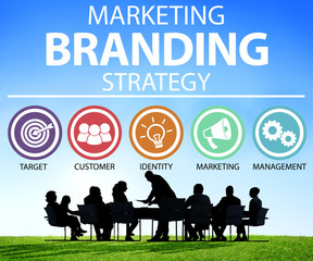 Wall Mural - Brand Branding Marketing Commercial Name Concept