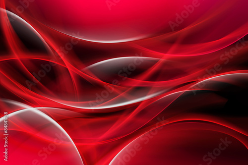 Piękne obrazy  czerwone-jasne-fale-abstrakcyjnego-spokoju