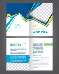 Magazine, flyer, brochure, cover, booklet design print template