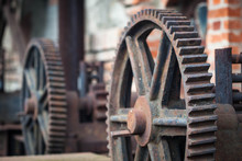 Old Rusty Gears, Machinery Parts