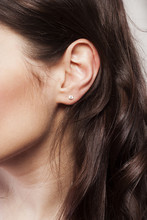 Woman's Ear Close Up