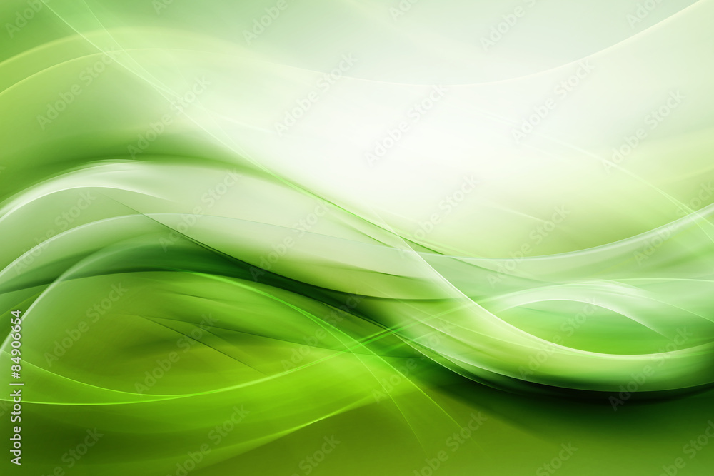 Elegant Modern Light Green Background - obrazy, fototapety, plakaty 