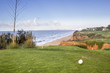 Algarve golf and beach destination, seascape scenery, 