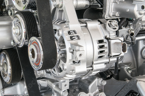 Papel de parede Part of car engine