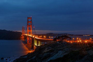 Fototapete - San Francisco Golden Gate Bridge