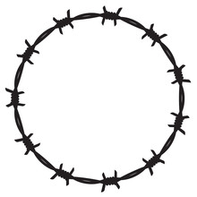 Frame Barbed Wire