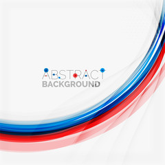 Wall Mural - Red and blue color swirl concept