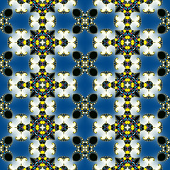 Wall Mural - fractal floral pattern