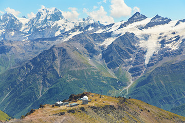 Wall Mural - alpine mountain landscape