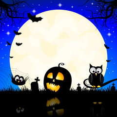 Wall Mural - Halloween concept