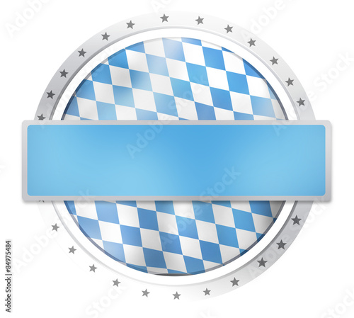Oktoberfest Round Icon Stars Borders