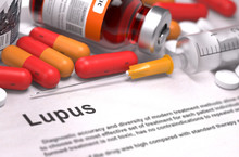 Diagnosis - Lupus. Medical Concept.