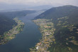 Flightseeing Tour Carinthia Lake Ossiach Bird's-Eye View