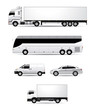 Transportation and Vehicles - Semi-trailer Truck, Coach, Van, Sedan, Truck