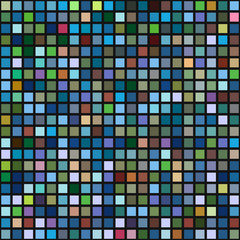 Leinwandbilder - Abstract geometric seamless background of color blocks