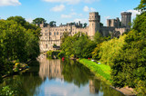 Warwick castle in UK with river