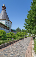 Walkway In The Monastery Garden