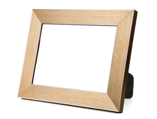 Wall Mural - Golden empty picture frame