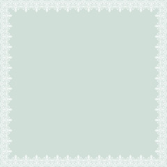 Wall Mural - floral vector fine frame