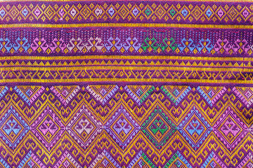 Thai silk fabric pattern