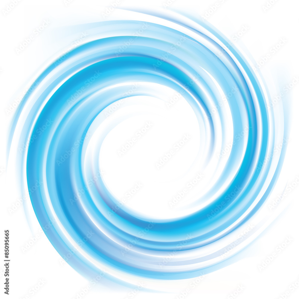 Vector background of blue swirling water texture - obrazy, fototapety, plakaty 