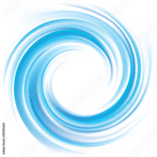 Fotografía Vector background of blue swirling water texture