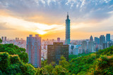 Fototapeta Miasto - Taipei 101 Tower