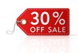 © frender - 30 percent off sale tag