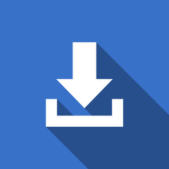 Poster - download flat icon