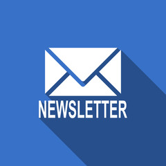 Poster - newsletter flat icon