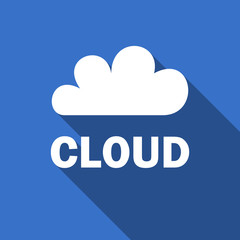Aufkleber - cloud flat icon