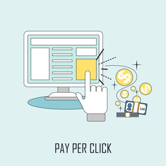 Wall Mural - pay per click