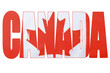 © millefloreimages - Canadian Flag in outline of word, Canada.
