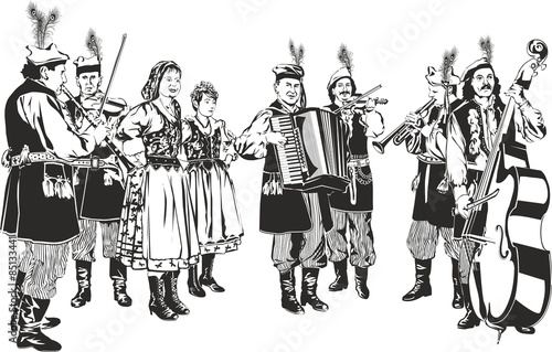 Obrazy Muzyka Polska polish-traditional-folk-band