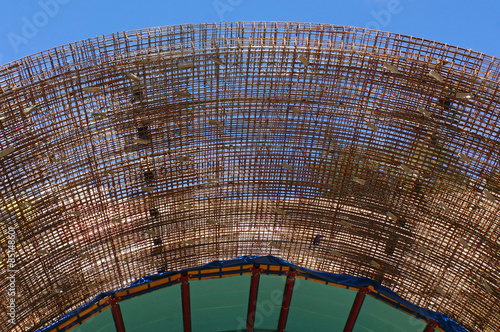 Gitter Aus Stahl Zur Bewehrung Von Beton Zu Stahlbeton Im