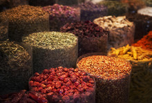 Close-up Of Spices At The Old Spice Market, Dubai