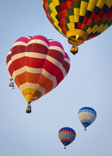 Hot Air Balloons Mid Air