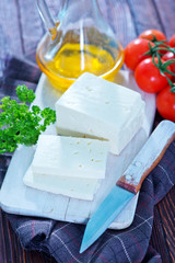 Canvas Print - feta cheese