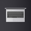 © Droidworker - Vector open laptop isolated. Realistic illustration.