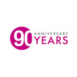 90 years logo 