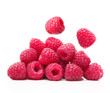 Red berry raspberry isolated