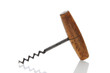 Antique Wooden Handled Corkscrew