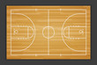 Vector Basketball Field.vector