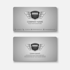 Wall Mural - Business card template.vector